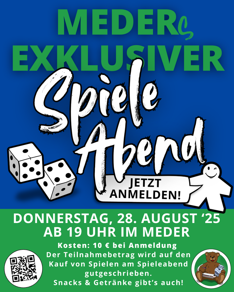 Spieleabend im MEDER - 28. August 2025