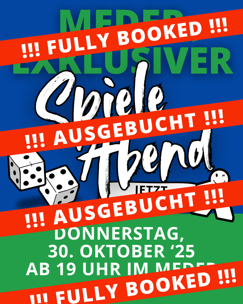 Spieleabend im MEDER - 30. Oktober 2025