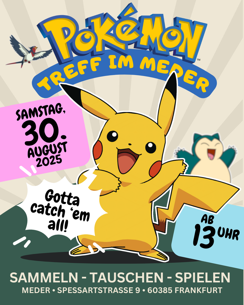 Pokemon-Treff am 30.08.2025