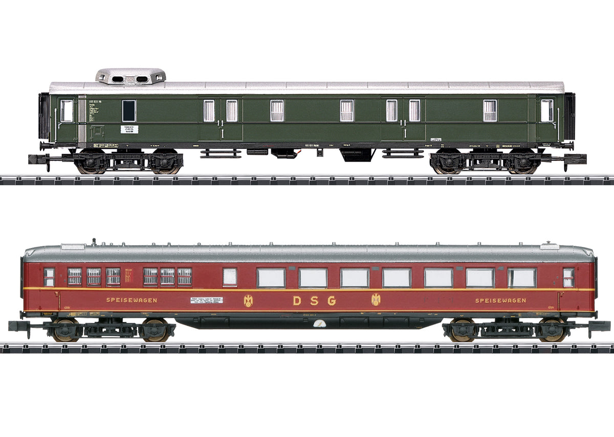 Minitrix Art.Nr. 18286 Schnellzuwagen-Set D96 DB – MEDER